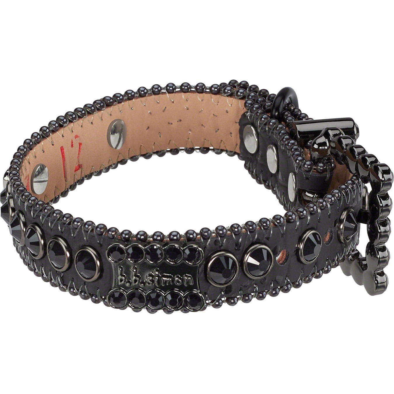 Supreme®/B.B. Simon® Studded Dog Collar view 2
